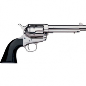 Taylors & Company 555114 1873 Cattleman 45 Colt (LC) Caliber with 5.50" Barrel, 6rd Capacity Cylinder, Overall Nickel-Plated Finish Steel, Ivory Synthetic Grip & Overall Taylor Polish