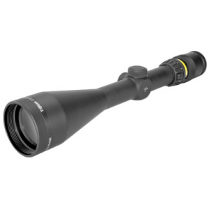 Trijicon 200027 AccuPoint Black Hardcoat Anodized 2.5-10x56mm 30mm Tube Illuminated Mil-Dot Crosshair w/Amber Dot Reticle
