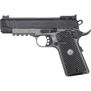 EAA GIRSAN 390608 MC1911 C Carry Frame 10mm Auto 9+1 4.40" Black Steel Barrel, Black Serrated Steel Slide, Matte Gray Steel Frame w/Beavertail & Picatinny Rail, Black Grip, Ambidextrous