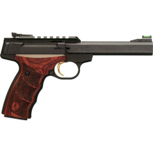 Browning Buck Mark Plus 22 LR 5.5" 10 Rounds Matte Serrated Steel Rosewood Grip