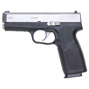 Kahr Arms CT9093 CT9 9mm Luger 8+1, 4" Stainless Steel Barrel, Matte Serrated Stainless Steel Slide, Black Polymer Frame, Black Textured Polymer Grip, No Safety,