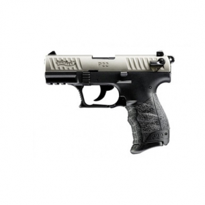 WALTHER P22q Pistol 22 Lr. 3.42 In. Nickel 10 Rd.