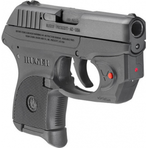 RUGER Lcp 380acp, 2.8in. Barrel, 6rd, W/ Viridian Red Laser - Black (3752)