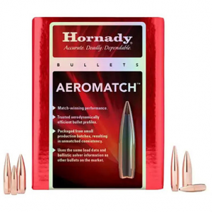 Hornady 307191 30Cal .308 175gr Hollow Point Boat Tail 500 Per Box/6 Case