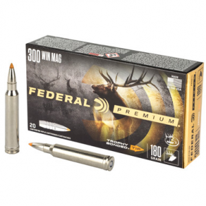Federal Premium Trophy Bonded 300 Winchester Magnum Polymer Tip 180 Grain 20 Rounds
