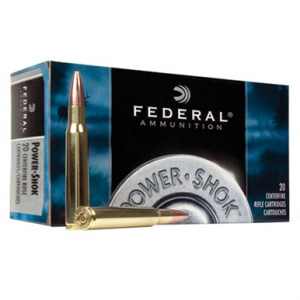 FEDERAL Power-shok 7mm Mauser Jacketed Soft Point 175 Grain 20 Rounds