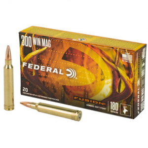Federal Fusion 300 Win Mag Soft Point 180 Grain 20 Rounds