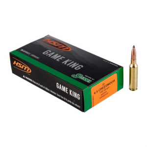 HSM 65CREEDMOOR1N Game King 6.5 Creedmoor 140 gr Sierra GameKing Spitzer Boat Tail 20 Rounds