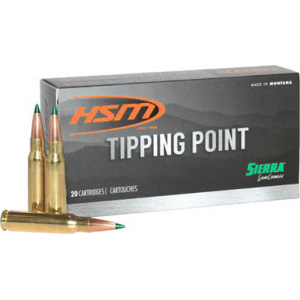 HSM 300645n Tipping Point 30-06 Springfield 165 Gr Sierra Gamechanger 20 Rounds