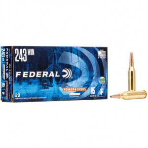 Federal Power-Shok 243 Winchester Copper Hollow Point 85 Grain 20 Rounds