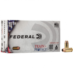 Federal Train + Protect 40 S&W VHP 180 Grain 50 Rounds