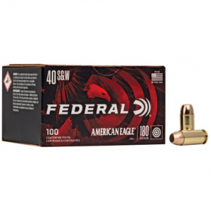 Federal American Eagle 40 S&W Full Metal Jacket 180 Grain 100 Rounds