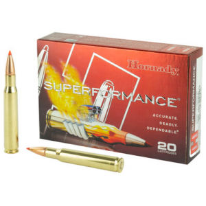 HORNADY Superformance Rifle Ammo 30-06 Springfield 180 Gr. Sst 20 Rd.