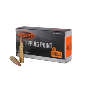 HSM Tipping Point 2 Rifle Ammo 308 Win. 165 Gr. Sst 20 Rd.