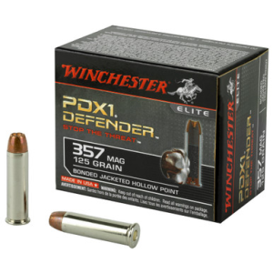 Winchester Defender 357 Magnum Bonded Jacket Hollow Point 125 Grain 20 Rounds