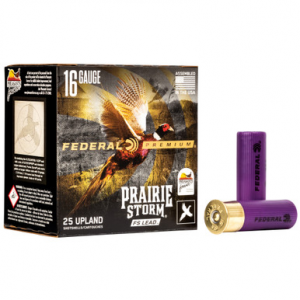 Federal Premium Prairie Storm 16 Gauge Lead Shot 1 1/4 Grain 25 Rounds