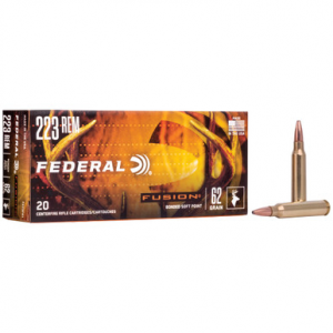 Federal Fusion 223 Remington Fusion 62 Grain 20 Rounds