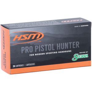 HSM 416n20 Pro Pistol 41 Rem Mag 210 Gr Jacketed Hollow Cavity 20 Rounds