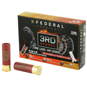 Federal Premium Third Degree 12 Gauge 1 3/4 oz 5 6 7 Shot 5 Rounds