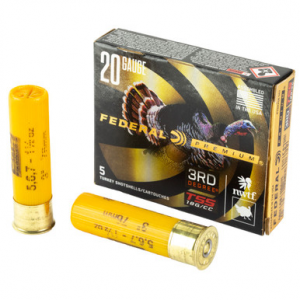 Federal Premium Third Degree 20 Gauge Shotgun Ammo 1 7/16 Ounce 5 Rounds
