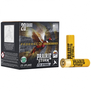 Federal Prairie Storm FS Steel 20 Gauge 3 Shot 7/8 Grain 25 Rounds