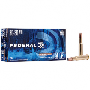 Federal Power-Shok 30-30 Winchester Jacketed Soft Point 150 Grain 20 Rounds