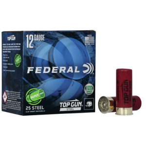Federal Top Gun Steel 12 Gauge Paper Wad 1 Ounce 7.5 Shot 25 Rounds