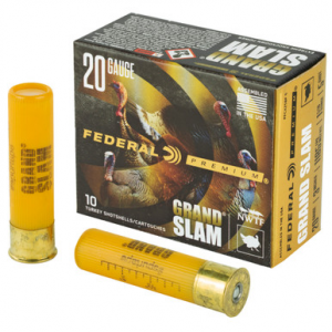 Federal Premium Grandslam 20 Gauge Shotgun Ammo 1 15/16 Ounce 5 Shot 10 Rounds