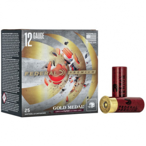FEDERAL Gold Medal Paper 12 Gauge 1 1/8 Ounce 7.5 Shot 25 Rounds
