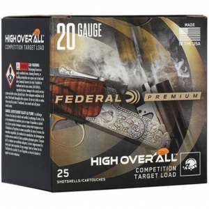 Federal Premium High Overall 20 Gauge 8 Shot 7/8 Grain 25 Rounds