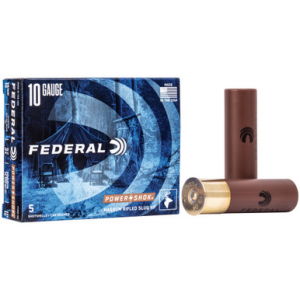 Federal Power-Shok 10 Gauge High Power Rifled Slug 1 3/4 Grain 5 Rounds