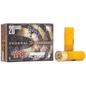 Federal Premium Vital Shok 20 Gauge 3 Buckshot 20 Pellets 2.75 Inch 5 Rounds