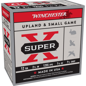 WINCHESTER Super-x 12 Gauge 7.5 Shot 1 1/8 Ounce 25 Rounds