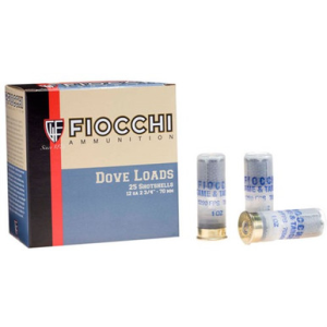 FIOCCHI Dove & Target Loads 12 Ga. 2.75 In. 1 Oz. 7.5 Shot 25 Rd.