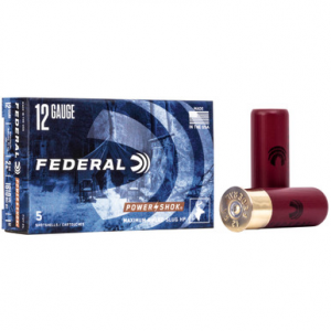 FEDERAL Power-shok 12 Gauge 1 Oz Slug 5 Rounds