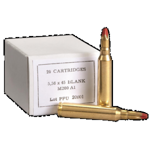 PRVI Partisan Ppu Ppb556a1 5.56x45mm Nato Blank Ammo 20 Rounds