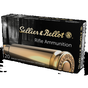 SELLIER & Bellot Sb308b 308 Winchester Full Metal Jacket 180 Grain 20 Rounds
