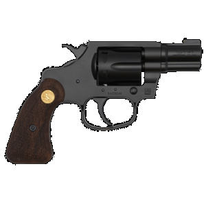 COLT Mfg Cobramb2wbb Night Cobra 38 Special +p 6 Shot 2" Matte Black Ion Bond Steel Barrel, Cylinder & Frame, Wood Grip