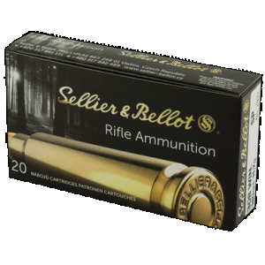Sellier & Bellot SB308C Rifle 308Win 180gr Soft Point 20 Rounds