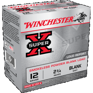 Winchester Super-X Smokeless Load 12 ga. 2.75 in. Blanks 25 rd.