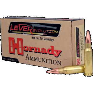 Hornady 82240 LEVERevolution 338MarlinExpress 200gr Flex Tip eXpanding 20 Rounds