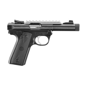 Ruger Mark IV 22/45 Handgun .22 LR 10rd Magazines(2) 4.40'' Threaded Barrel Picatinny Rail.