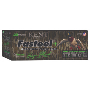 Kent Fasteel+ Bayou 12ga 1-1/4oz #3x5 100/2