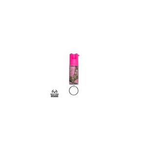 Sabre Keychain Pepper Spray Pink Realtree Edge with Key Ring