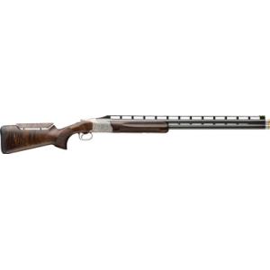 Browning 0183244003 Citori 825 Trap 12 Gauge 2.75" 30" Polished Blued Invector-DS Extended Silver Nitride Steel Receiver/High Gloss Black Walnut Stock