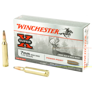 Winchester 7mm Remington Magnum Power Point 175 Grain 20 Rounds