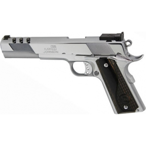 Iver Johnson Arms EAGLEXLC10 1911 Eagle XLC 10mm 6" 8+1 High Polished Bright Chrome Ported Long Slide Diamondwood Walnut w/Logo Grip Adjustable Sight - EAGLEXLC10
