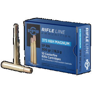 Prvi Partizan PPU PP375S 375 H&H Magnum Soft Point 300 Grain 10 Rounds