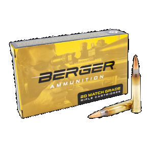 BERGER Bullets 23030 Tactical Rifle 223rem 77gr Open Tip Match 20 Rounds