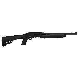 Gforce Arms GF2P12 12GA, 20in. Barrel, 7rd, Black Synth. Stock & Forend - Gray (GF2P12)